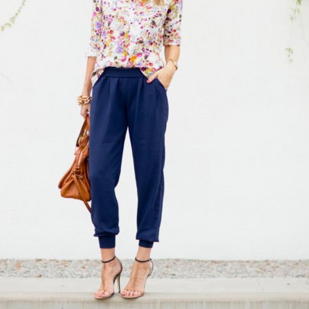 Joie Navy Mariner Crop Pants